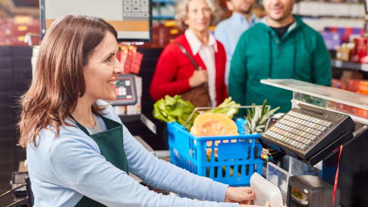 A cashier