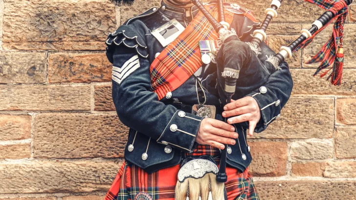 Awakened by bagpipes