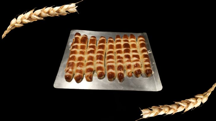 Breadsticks out of the oven